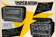 Radio TSF Imperator modèle Harlem, publicité d'époque