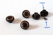 boutons de rechange imprimés 3D pour poste de radio vintage Ducretet-Thomson