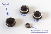 boutons de rechange imprimés 3D pour poste de radio vintage Clarville
