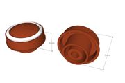 boutons de rechange imprimés 3D pour poste de radio vintage Clarville