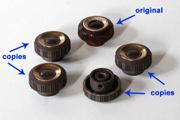boutons de rechange imprimés 3D pour poste de radio vintage Océanic