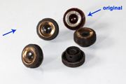 boutons de rechange imprimés 3D pour poste de radio vintage Océanic