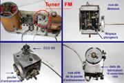 Radio Schneider modèle Romance-58-FM vue sur le tuner FM